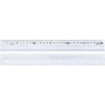 Shinwa Rules Aluminum Straight Scale Al Assistant Without Slip ±0.20 mm Length Tolerance, 65501