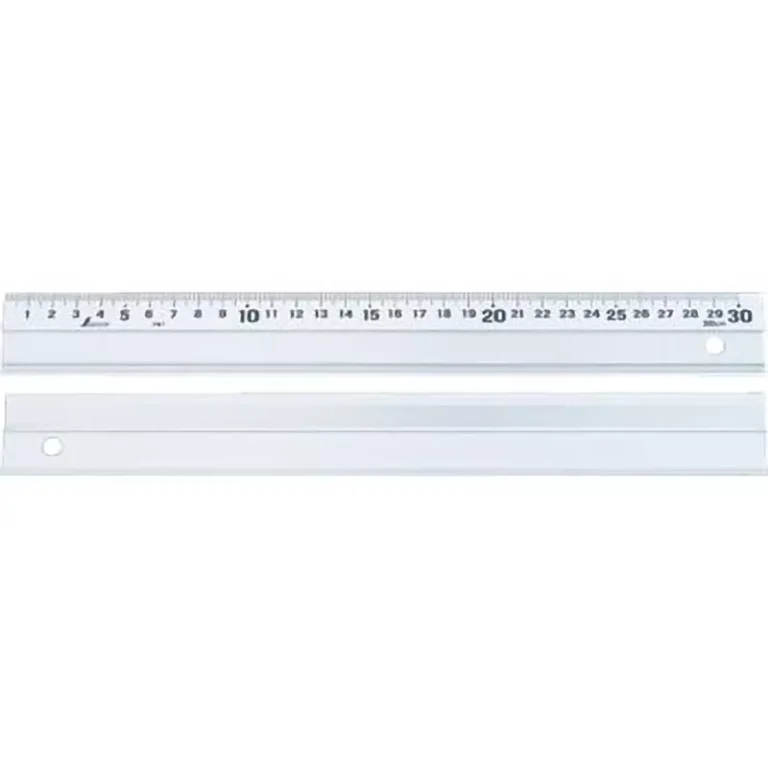 Shinwa Rules Aluminum Straight Scale Al Assistant Without Slip ±0.20 mm Length Tolerance, 65501