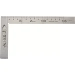 Shinwa Rules Right Angle Flat Type Square Metric Scale 1.5 mm Thickness, 2008842