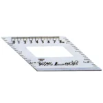 Shinwa Rules Stainless Dteel Stop Type Scale 5 mm Base Thickness, 10240361