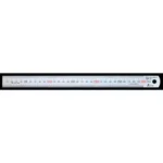Shinwa Rules Stainless Steel Magnetic Scale ±0.15 mm Length Tolerance Silver, 68536343