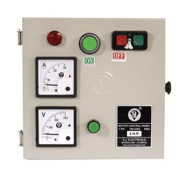 SJ 13-21A Range 3 HP Single Phase Motor Control Panel - P58
