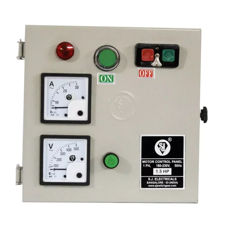SJ 9-14A Range 1.5 HP Single Phase Motor Control Panel - P51