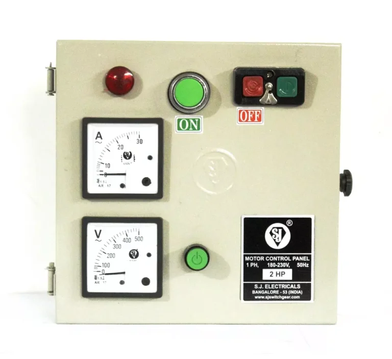 SJ 9-14A Range 2 HP Single Phase Motor Control Panel - P52