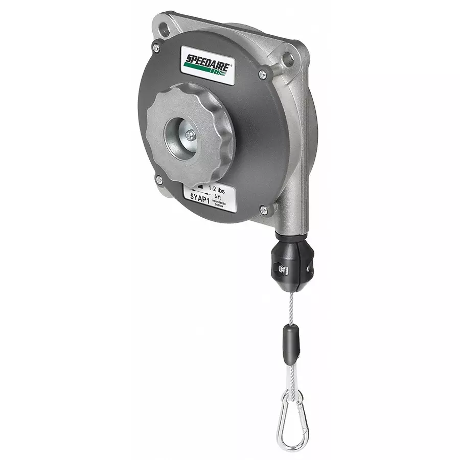 SPEEDAIRE Tool Balancer Non-Locking, 2 lb Max. Tool Wt, 1.52 m (5 Ft) Cable Length, 5YAP1 SPEEDAIRE Tool Balancer Non-Locking, 2 lb Max. Tool Wt, 1.52 m (5 Ft) Cable Length, 5YAP1