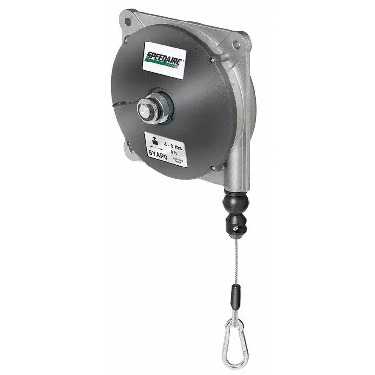 SPEEDAIRE Tool Balancer Non-Locking, 9 lb Max. Tool Wt, 2.44 m (8 Ft) Cable Length, 5YAP0