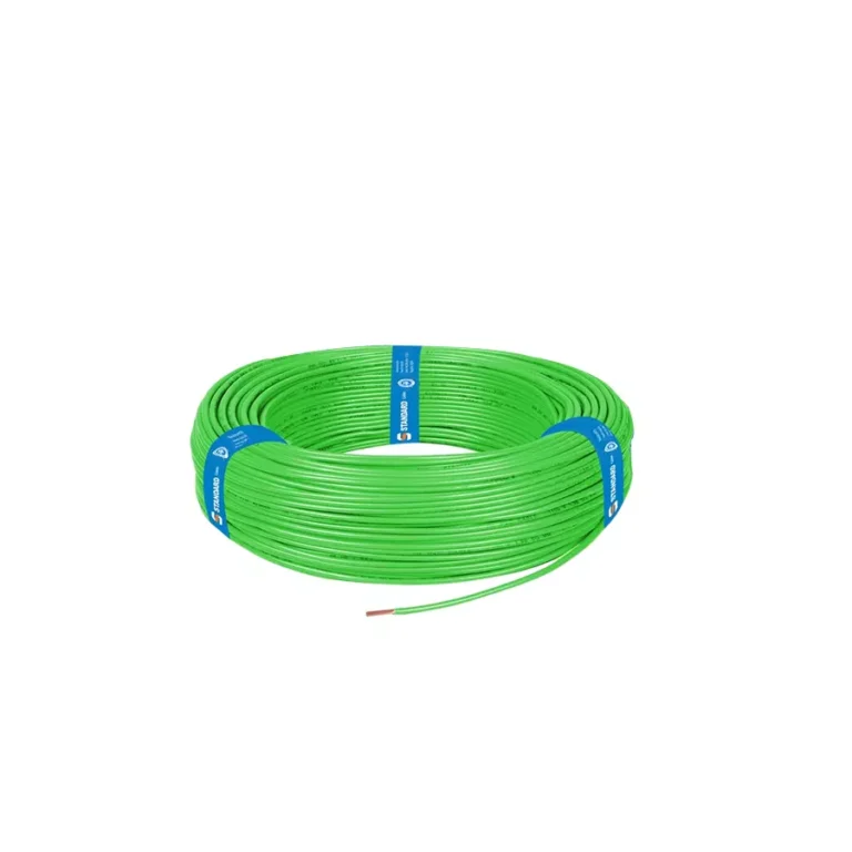 Standard by Havells WSFFDN 1 sq mm 1 Core HTR Flame Retardant Home Shield Cable Green (Roll of 90 m)