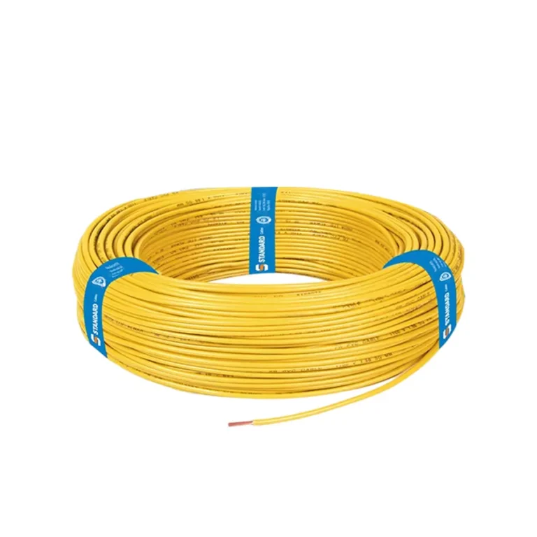 Standard by Havells WSFFDN 1.5 sq mm 1 Core HTR Flame Retardant Home Shield Cable Yellow (Roll of 90 m)