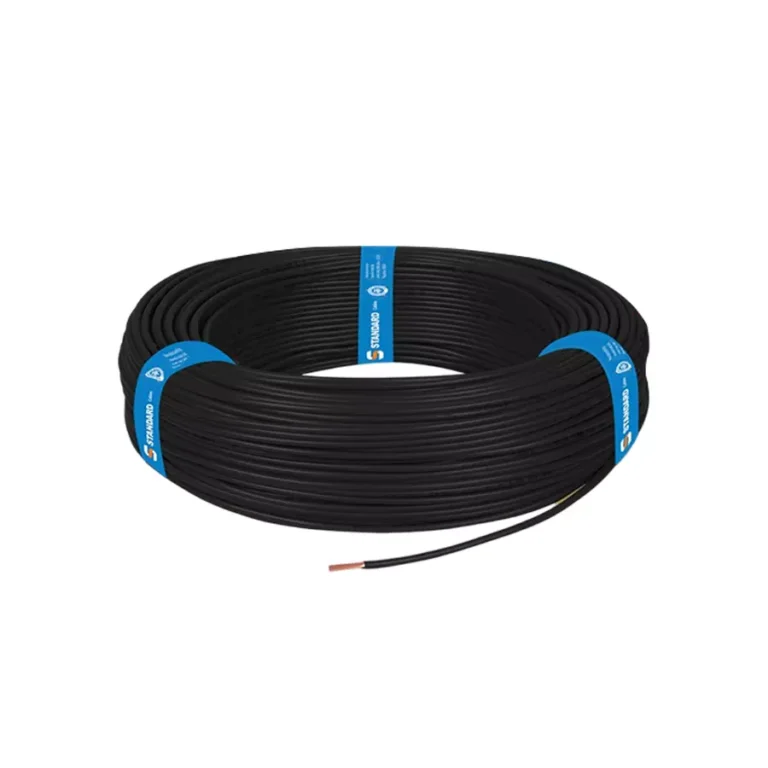 Standard by Havells WSFFDN 2.5 sq mm 1 Core HTR Flame Retardant Home Shield Cable Black (Roll of 90 m)