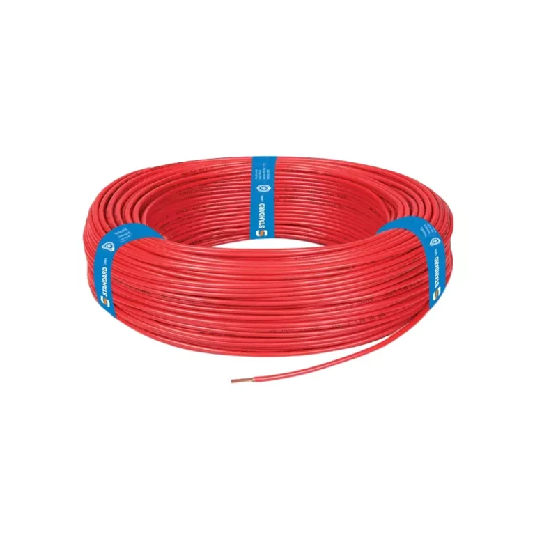 Standard by Havells WSFFDN 2.5 sq mm 1 Core HTR Flame Retardant Home Shield Cable Red (Roll of 90 m)