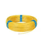 Standard by Havells WSFFDN 4 sq mm 1 Core HTR Flame Retardant Cable Yellow (Roll of 180 m)