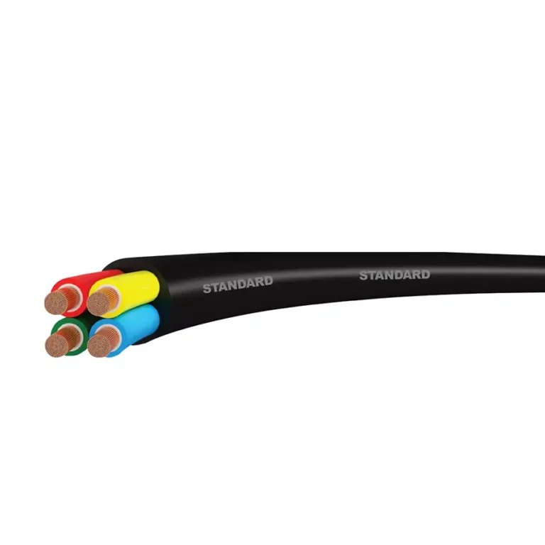 Standard by Havells WSMFDSKG 1.5 Sq.mm 8 Core Multicore Round FR PVC Cables Black (100 m)