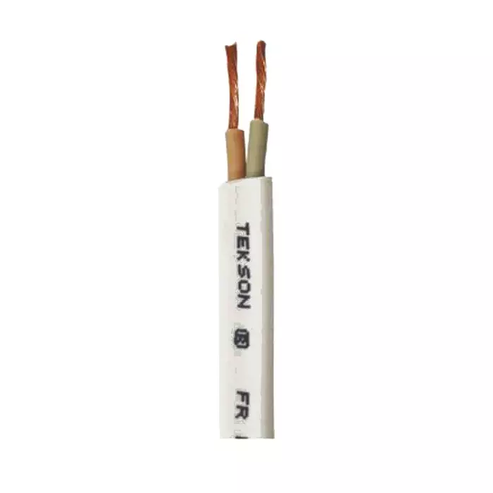 Tekson 2.5 Sq.mm 2 Core Flat Cable Ivory (90 m)