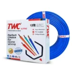 TWC Lite 1.5 Sq.mm 1 Core Flame Retardant Flexible Cable Blue (90 m)